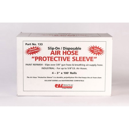 Rbl Products 3in X 100' AIR HOSE PROTECTIVE SLEEVE 133
